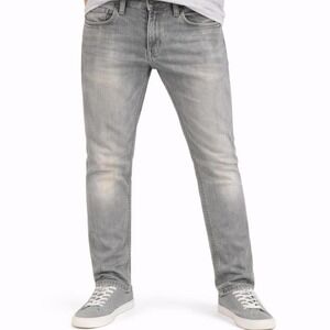 Tony Hawk Mens Skinny Jeans Gray Denim Skater Pants 30x32 RN73277